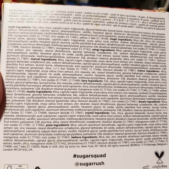 Tarte Sugar Rush dream on eye & cheek palette w/10 eyeshadow shades and 1 blush - Picture 3 of 4